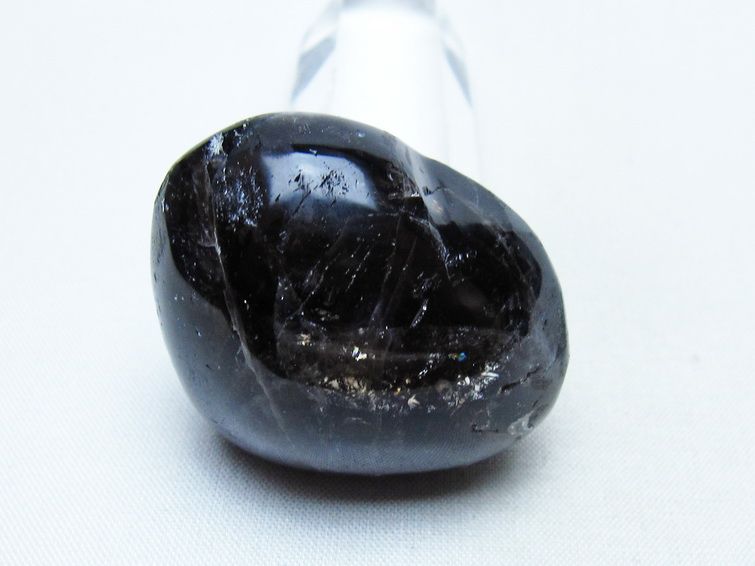 モリオン 置物 ハート 黒水晶 一点物 145-2017