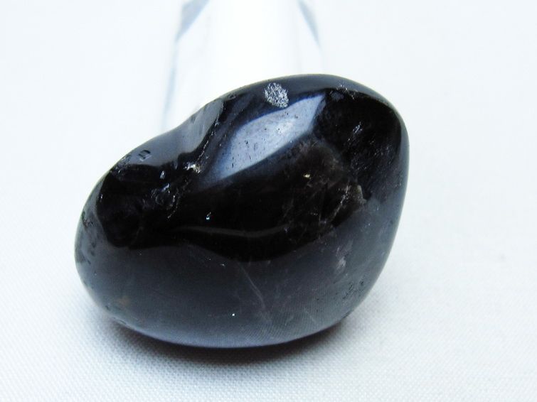 モリオン 置物 ハート 黒水晶 一点物 145-2020