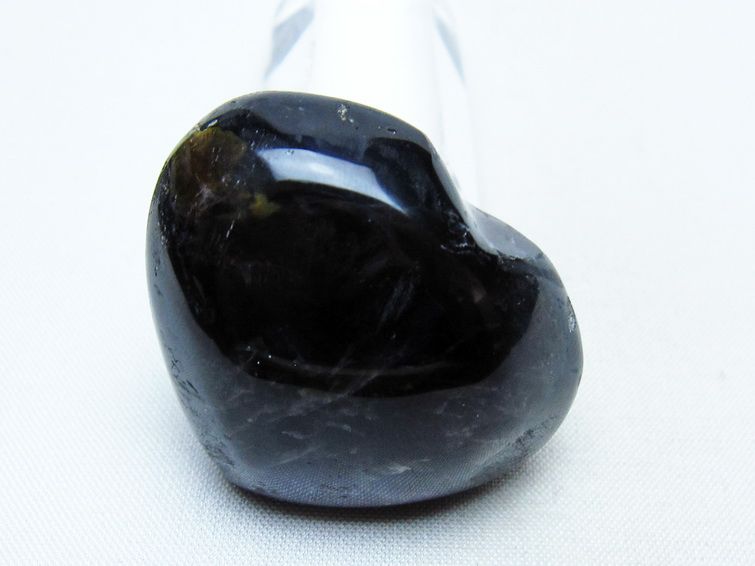 モリオン 置物 ハート 黒水晶 一点物 145-2020