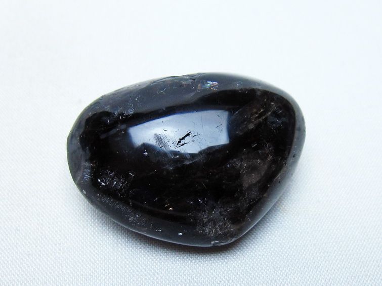 モリオン 置物 ハート 黒水晶 一点物 145-2022