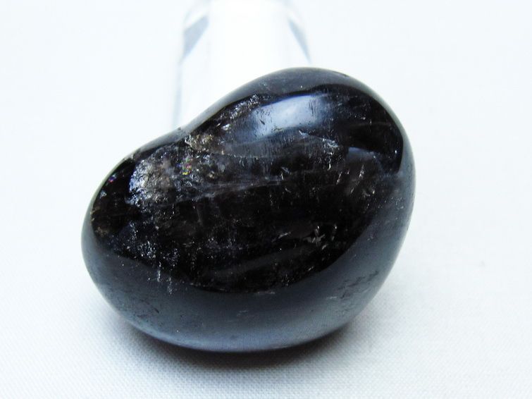 モリオン 置物 ハート 黒水晶 一点物 145-2027