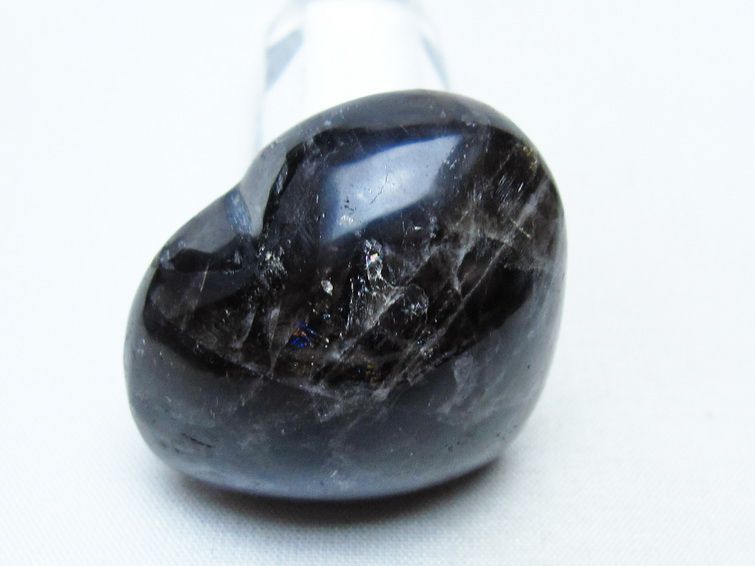 モリオン 置物 ハート 黒水晶 一点物 145-2032