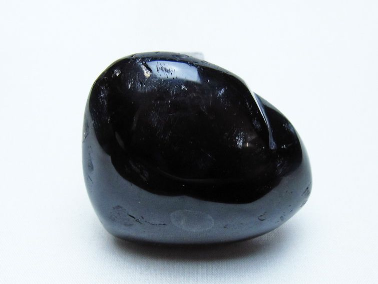 モリオン 置物 ハート 黒水晶 一点物 145-2039