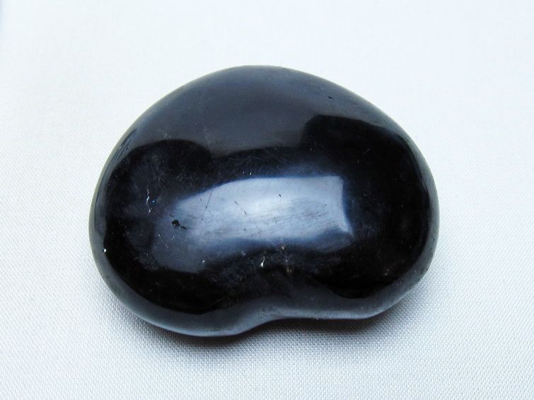 モリオン 置物 ハート 黒水晶 一点物 145-2050