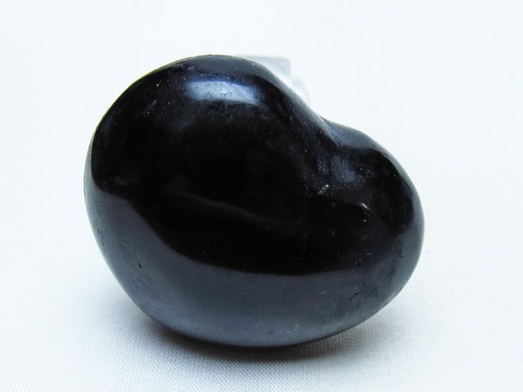 モリオン 置物 ハート 黒水晶 一点物 145-2050