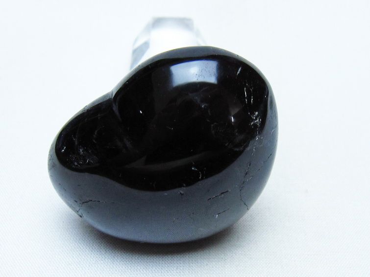 モリオン 置物 ハート 黒水晶 一点物 145-2062