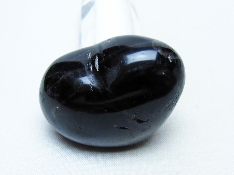 モリオン 置物 ハート 黒水晶 一点物 145-2067