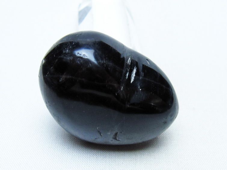 モリオン 置物 ハート 黒水晶 一点物 145-2067