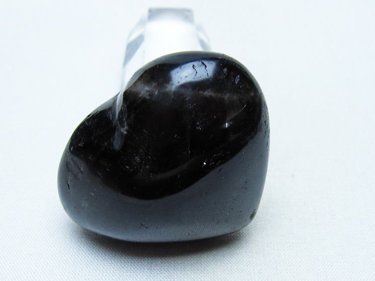 モリオン 置物 ハート 黒水晶 一点物 145-2070