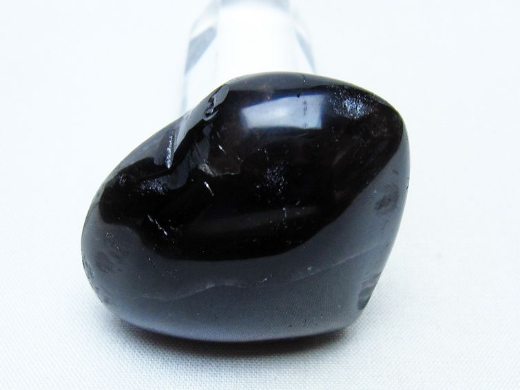 モリオン 置物 ハート 黒水晶 一点物 145-2077