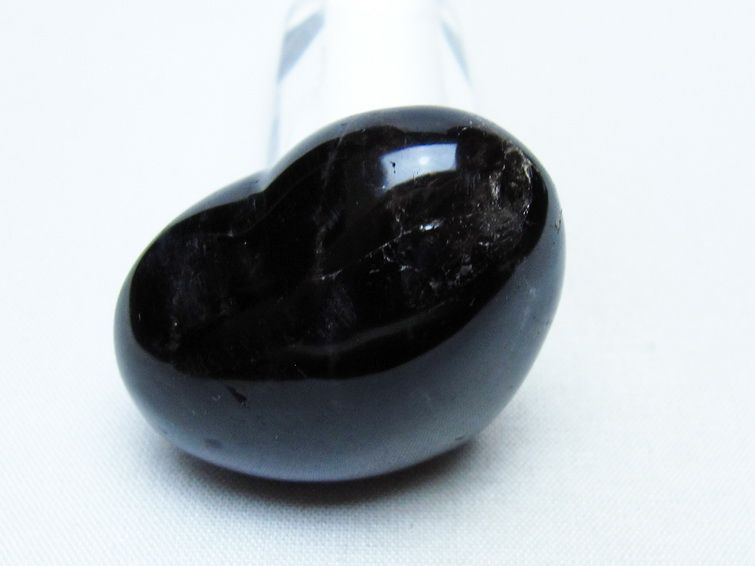 モリオン 置物 ハート 黒水晶 一点物 145-2078