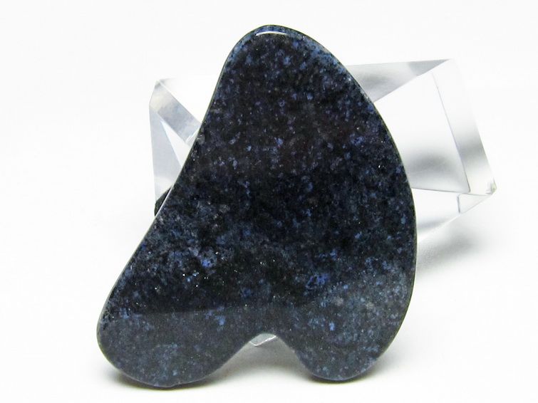 ブルー スギライト カッサ リクトライト かっさプレート 一点物 146-1