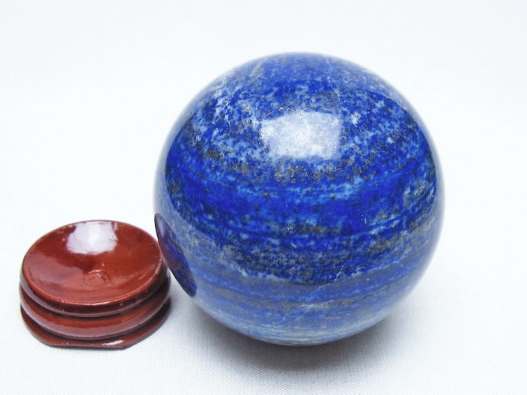 ラピスラズリ 丸玉 63mm スフィア 置物 一点物 151-10023