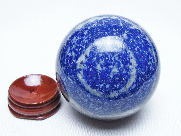 ラピスラズリ 丸玉 63mm スフィア 置物 一点物 151-10025