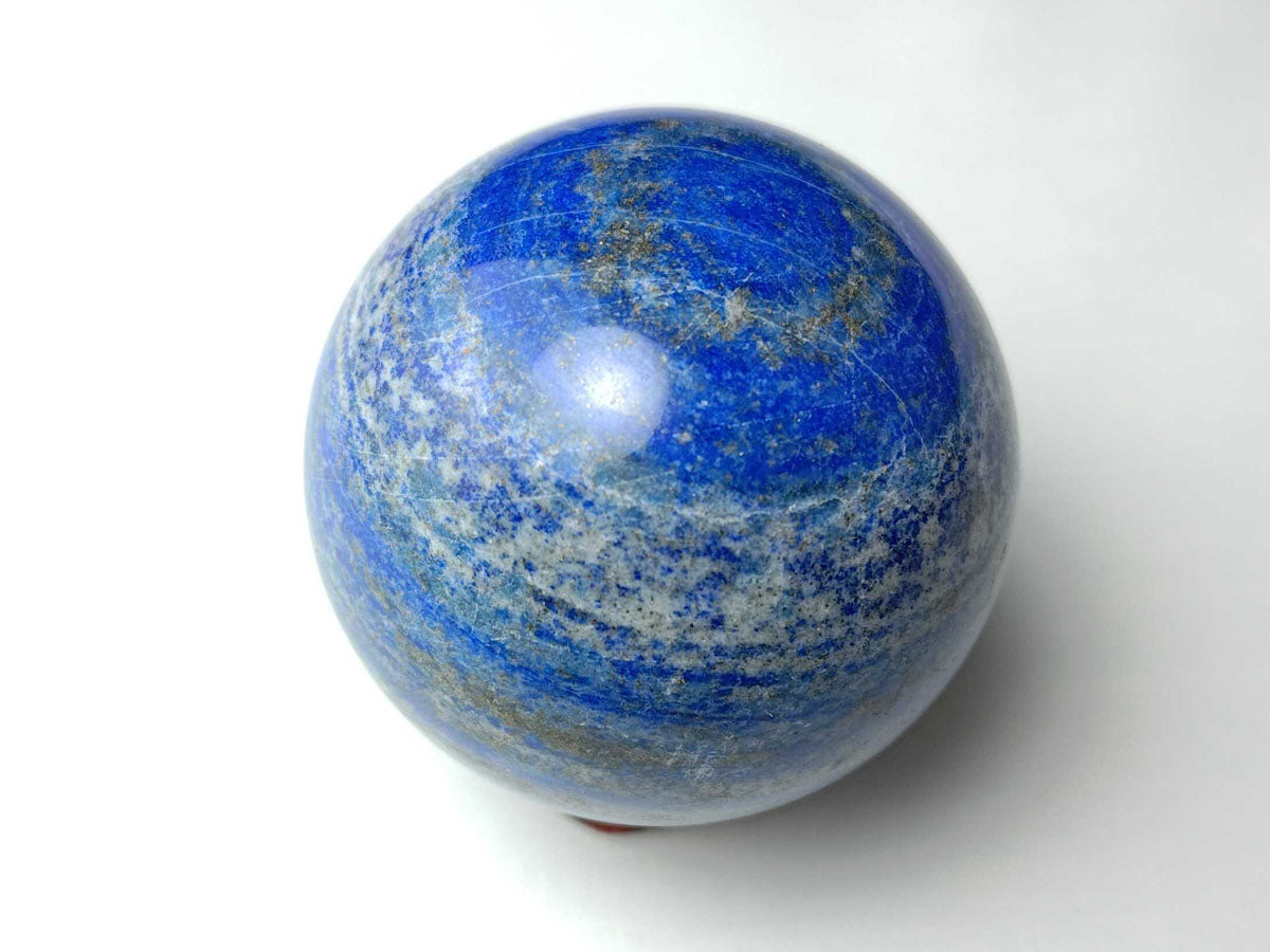 ラピスラズリ 丸玉 61mm スフィア 置物 一点物 151-10028
