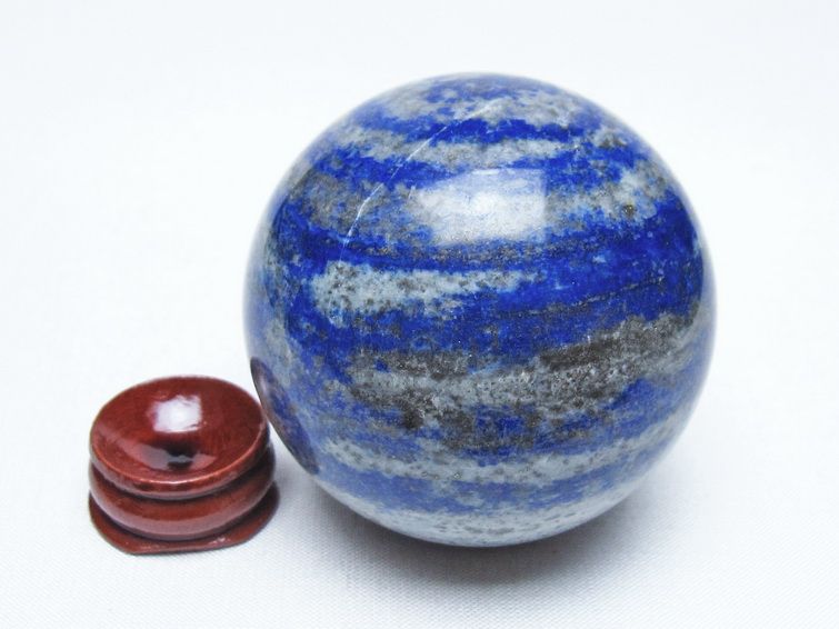 ラピスラズリ 丸玉 59mm スフィア 置物 一点物 151-10032
