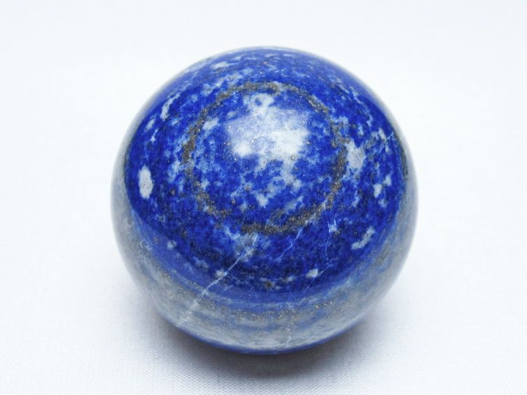 ラピスラズリ 丸玉 55mm スフィア 置物 一点物 151-10037