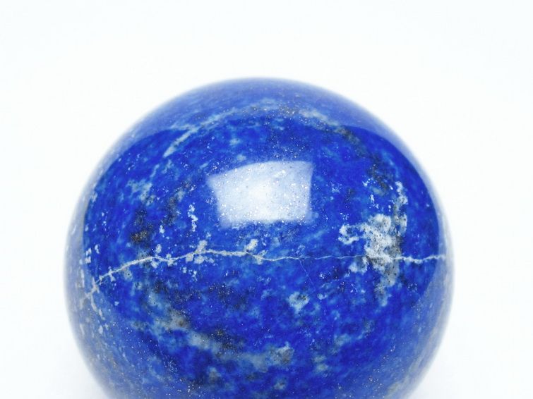 ラピスラズリ 丸玉 52mm スフィア 置物 一点物 151-10043