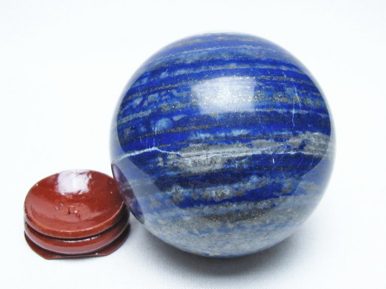 ラピスラズリ 丸玉 69mm スフィア 置物 一点物 151-10088