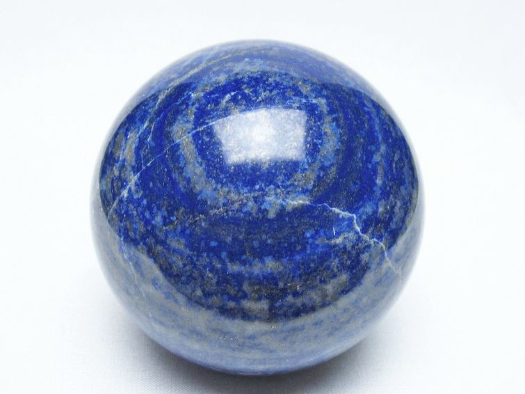 ラピスラズリ 丸玉 78mm スフィア 置物 一点物 151-10098