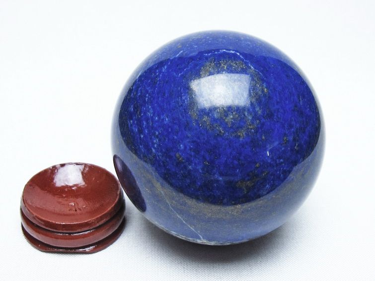 ラピスラズリ 丸玉 67mm スフィア 置物 一点物 151-10110
