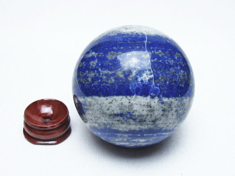 ラピスラズリ 丸玉 59mm スフィア 置物 一点物 151-10117