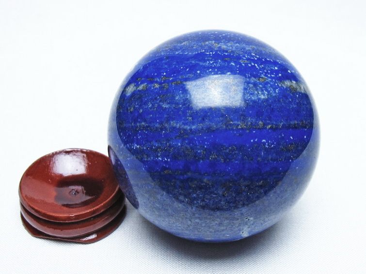 ラピスラズリ 丸玉 63mm スフィア 置物 一点物 151-10152
