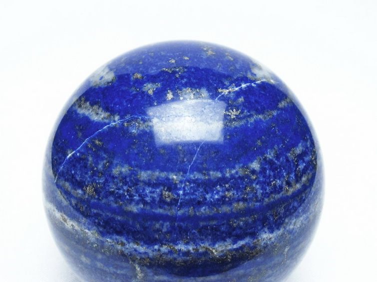 ラピスラズリ 丸玉 66mm スフィア 置物 一点物 151-10157