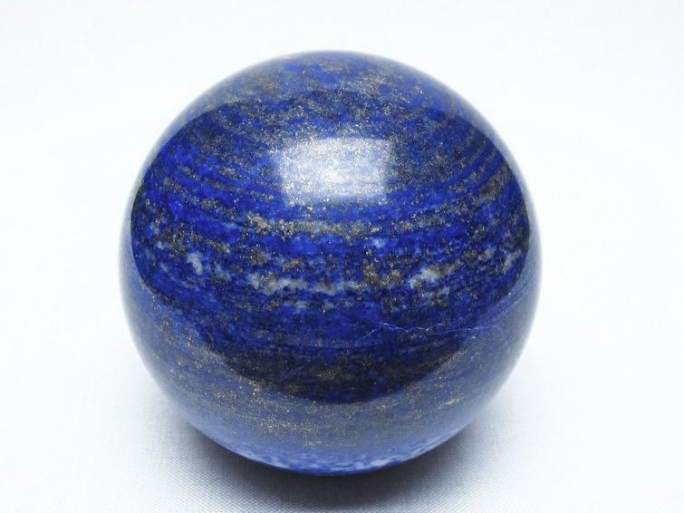 ラピスラズリ 丸玉 68mm スフィア 置物 一点物 151-10158