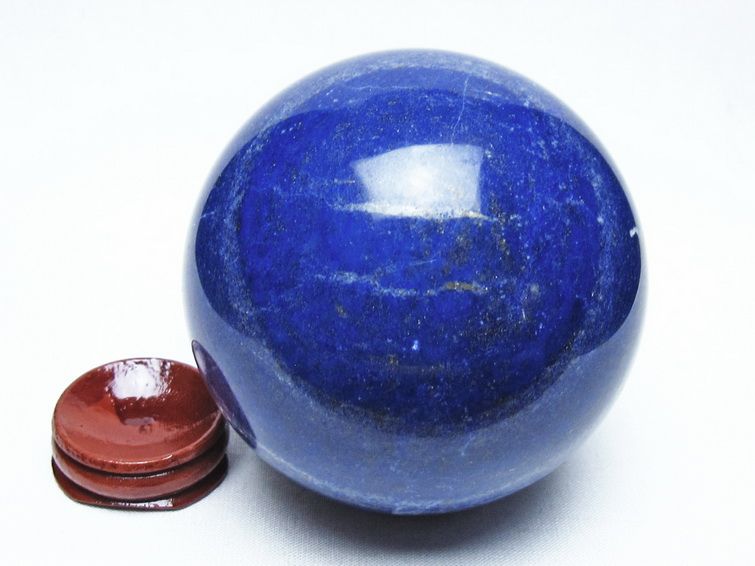 ラピスラズリ 丸玉 83mm スフィア 置物 一点物 151-10164