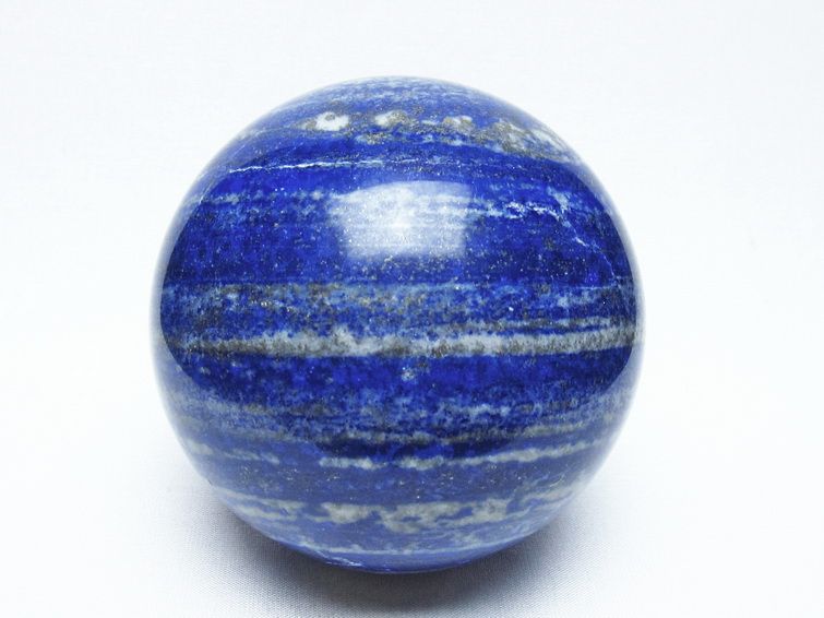 1.4Kg ラピスラズリ 丸玉 95mm スフィア 置物 一点物 151-10166