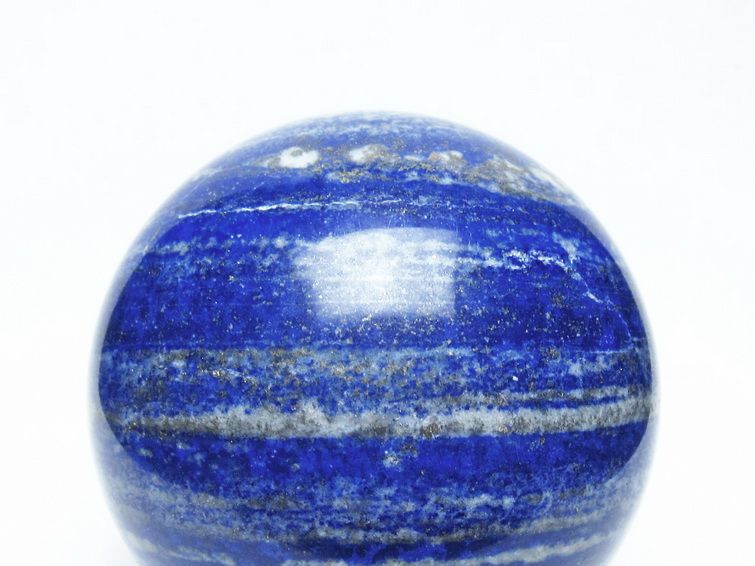 1.4Kg ラピスラズリ 丸玉 95mm スフィア 置物 一点物 151-10166