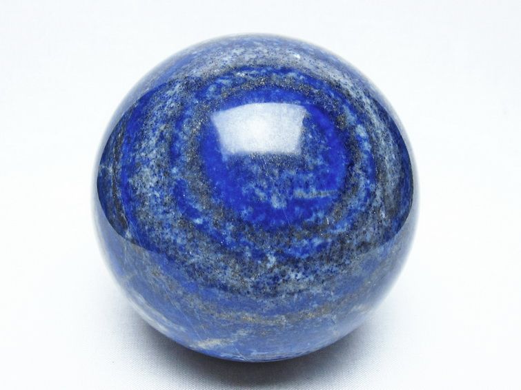 1.2Kg ラピスラズリ 丸玉 90mm スフィア 置物 一点物 151-10169