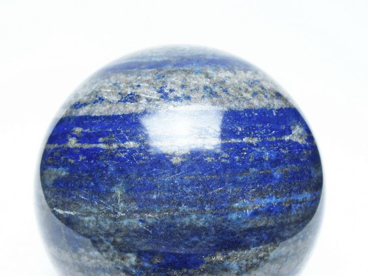 1.1Kg ラピスラズリ 丸玉 88mm スフィア 置物 一点物 151-10176