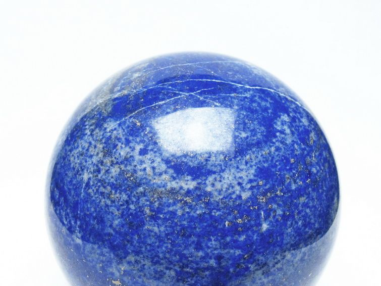1.4Kg ラピスラズリ 丸玉 94mm スフィア 置物 一点物 151-10177