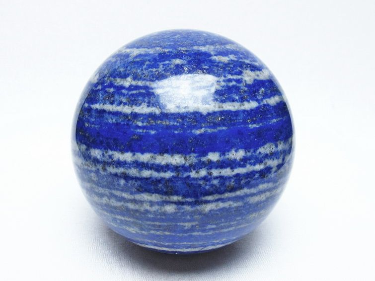 1.3Kg ラピスラズリ 丸玉 93mm スフィア 置物 一点物 151-10179