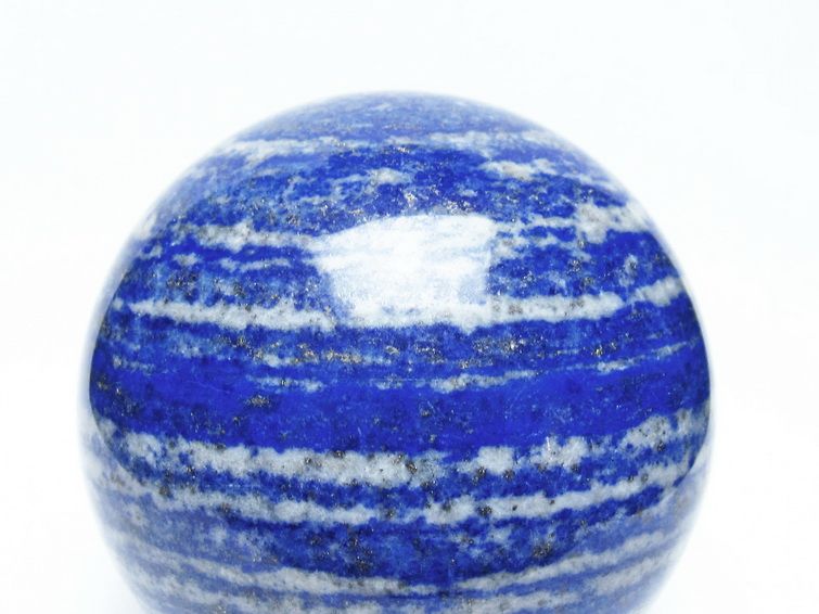 1.3Kg ラピスラズリ 丸玉 93mm スフィア 置物 一点物 151-10179