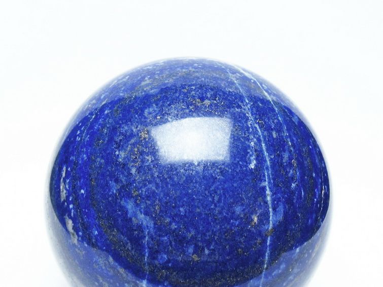 1.2Kg ラピスラズリ 丸玉 91mm スフィア 置物 一点物 151-10180