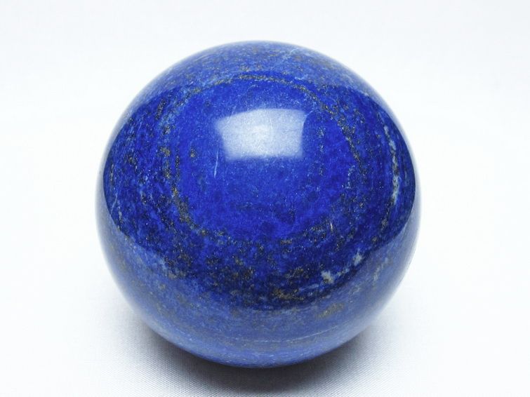 ラピスラズリ 丸玉 80mm スフィア 置物 一点物 151-10186