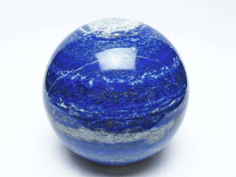 ラピスラズリ 丸玉 83mm スフィア 置物 一点物 151-10187