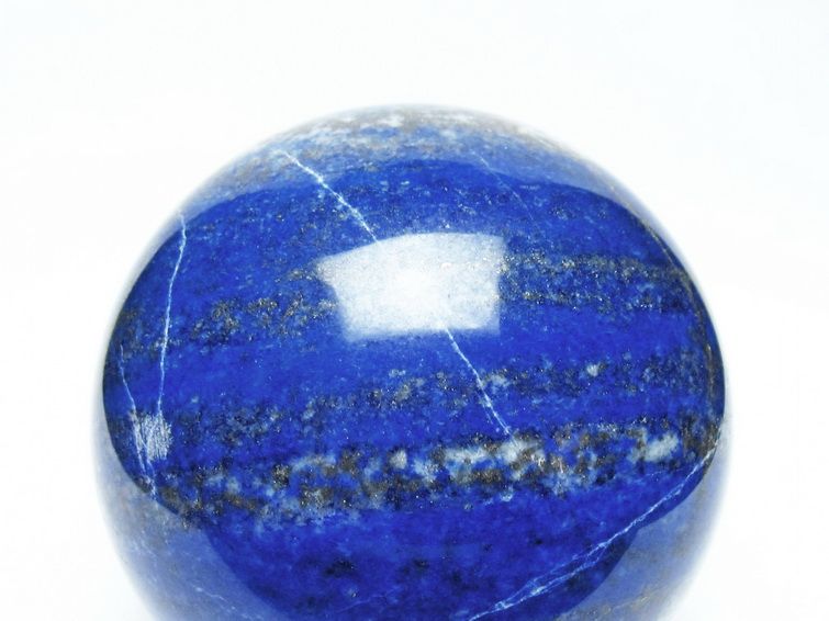 1.1Kg ラピスラズリ 丸玉 88mm スフィア 置物 一点物 151-10188