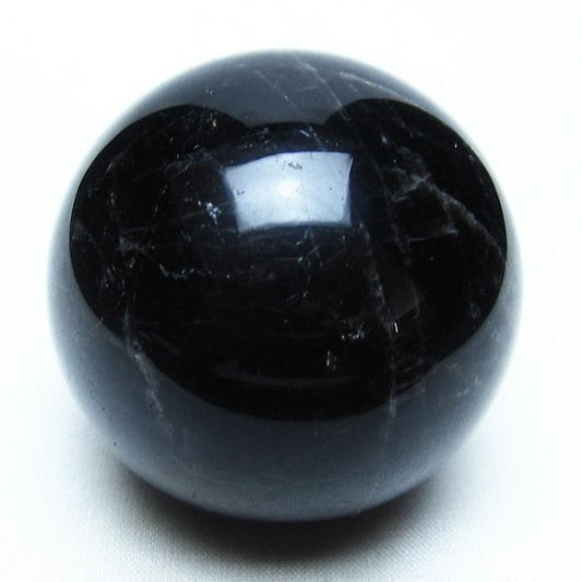 モリオン スフィア 黒水晶 丸玉 52mm 置物 原石 一点物 151-10302