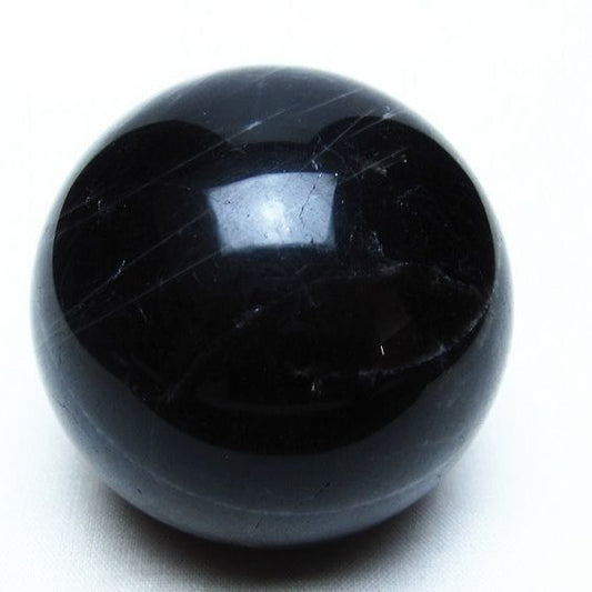 モリオン スフィア 黒水晶 丸玉 54mm 置物 原石 一点物 151-10310