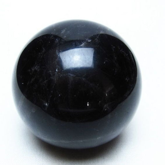 モリオン スフィア 黒水晶 丸玉 56mm 置物 原石 一点物 151-10383