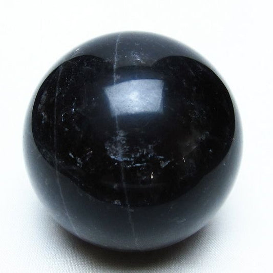 モリオン スフィア 黒水晶 丸玉 55mm 置物 原石 一点物 151-10385
