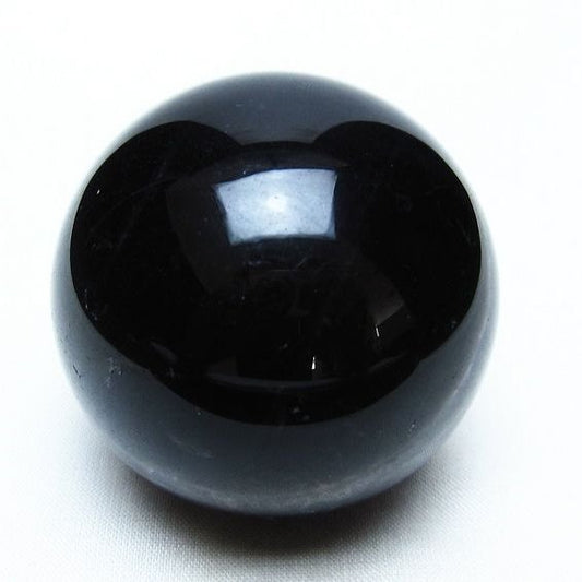 モリオン スフィア 黒水晶 丸玉 53mm 置物 原石 一点物 151-10389