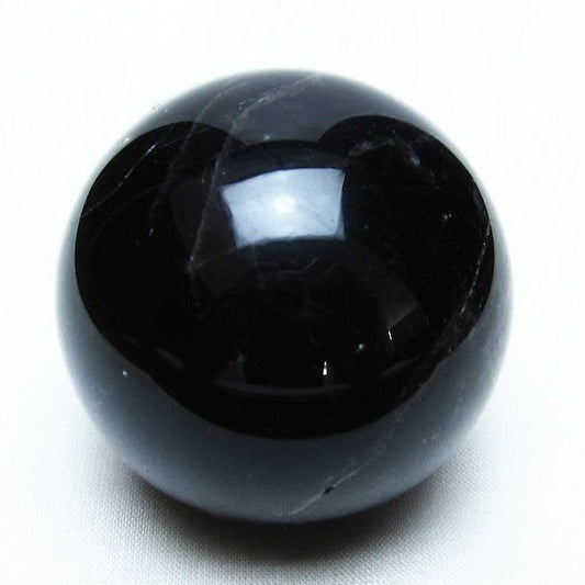 モリオン スフィア 黒水晶 丸玉 53mm 置物 原石 一点物 151-10390