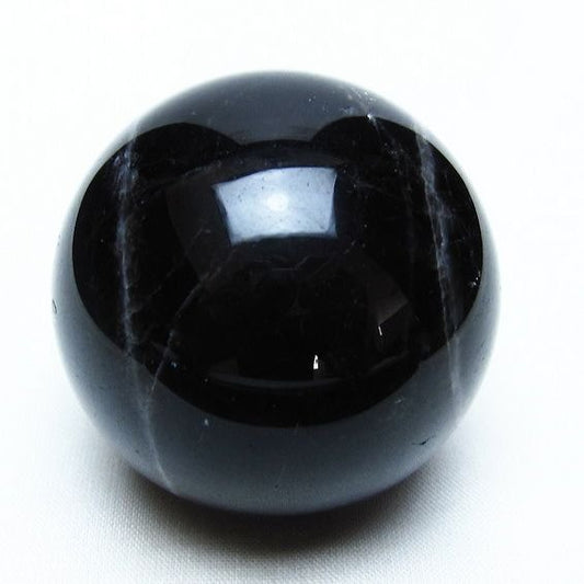 モリオン スフィア 黒水晶 丸玉 53mm 置物 原石 一点物 151-10391