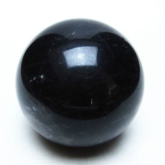 モリオン スフィア 黒水晶 丸玉 53mm 置物 原石 一点物 151-10397