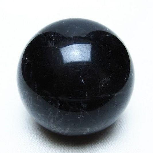 モリオン スフィア 黒水晶 丸玉 53mm 置物 原石 一点物 151-10398